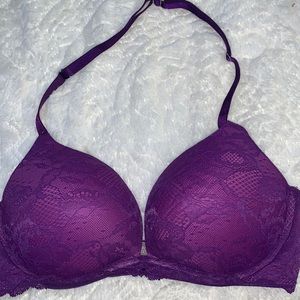 Purple Victoria secret push up bra